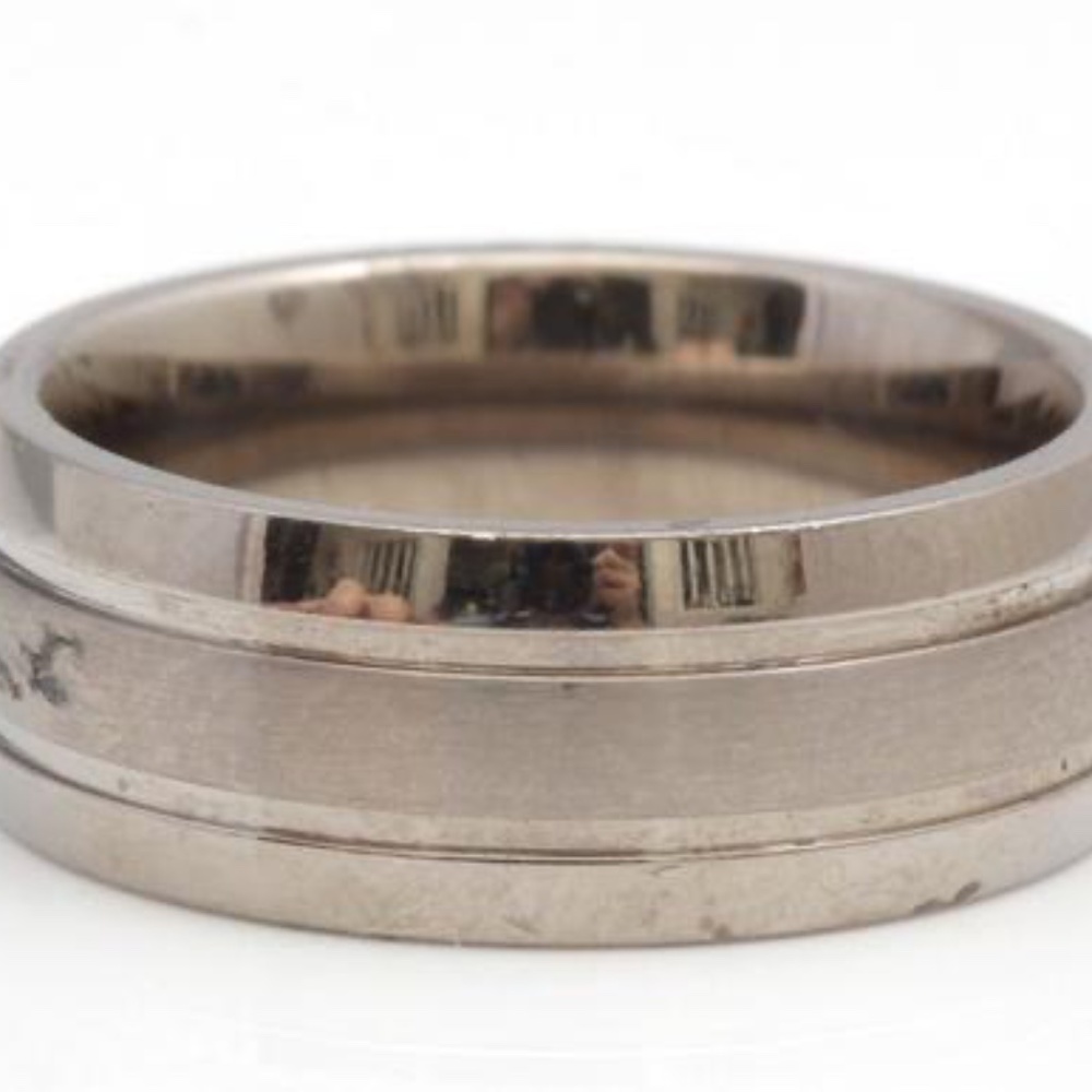 Titanium M & B Band Ring